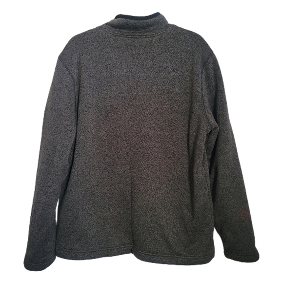 Orvis Pullover Mens L Large Gray 1/4 Zip Long Sleeve - Picture 4 of 6